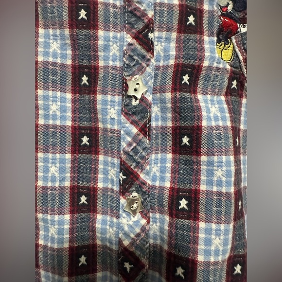 Disney Jerry Leigh Blue and Red Plaid Shirt size 22W/24W - Picture 5 of 16